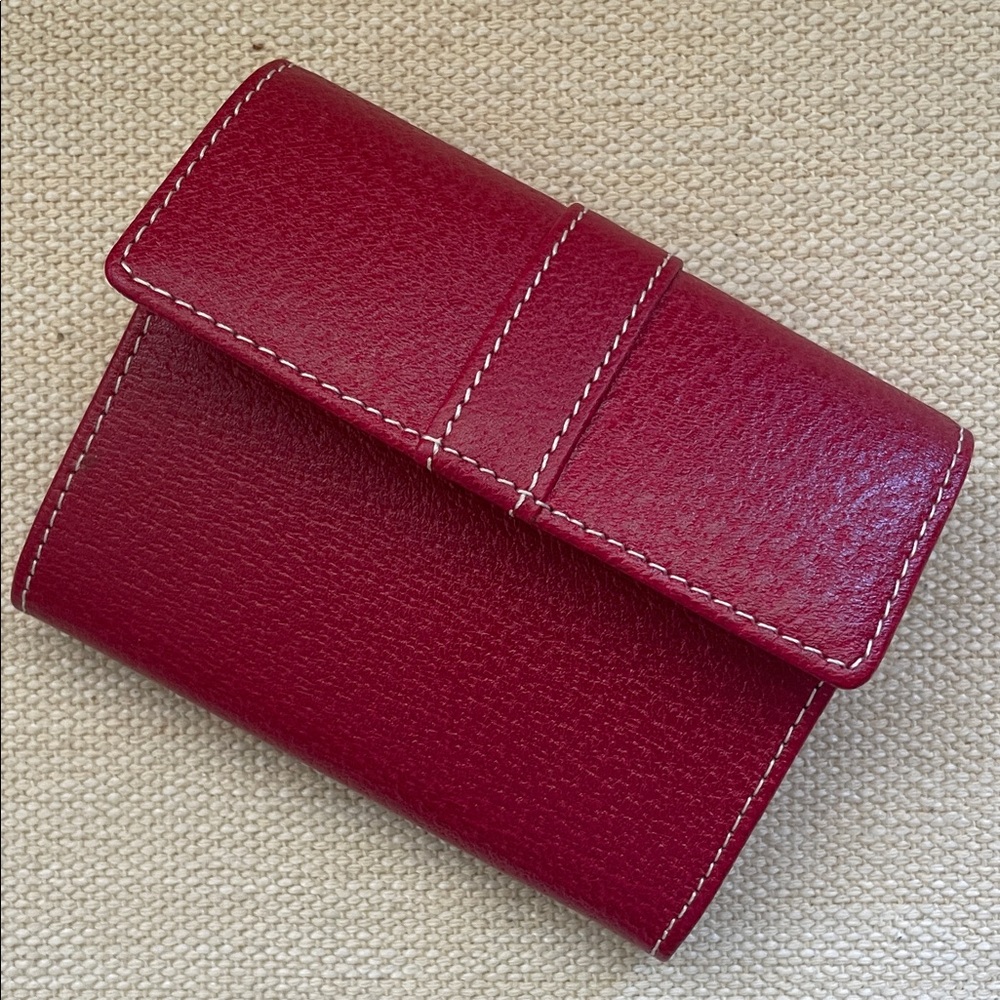 Red Leather Wallet